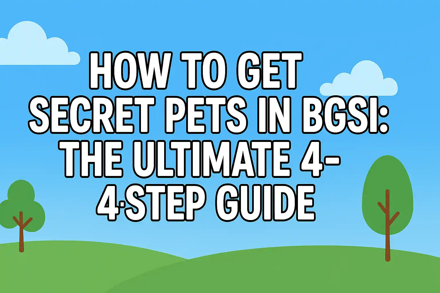 The Ultimate 4 Step BGSI Secret Guide